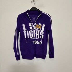 Womens LSU Tigers zip up hoodie size medium